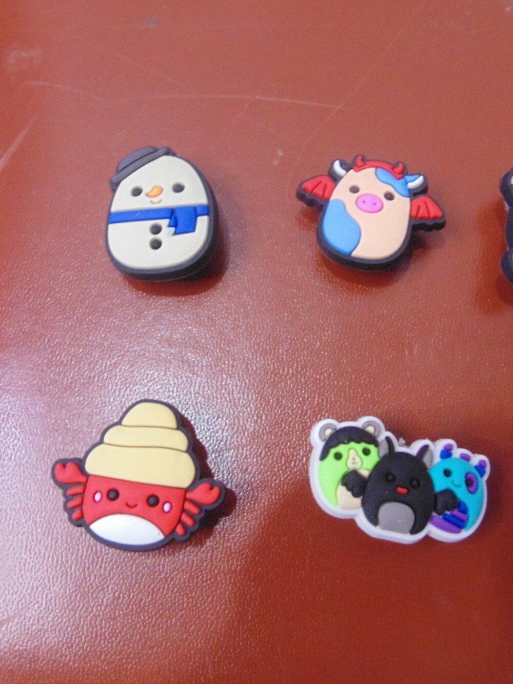 Lot of 10 misc. squishmallow shoe charms